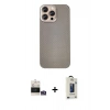 MARSİLYAN™- iPhone 14 Pro Max Kılıf Eksen Prime - Siyah Bilvis Hayalet Cam Ekran Koruyucu + Bilvis Titan Kamera Lens - GS