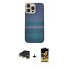 MARSİLYAN™- iPhone 14 Pro Max Kılıf Eksen Prime - Siyah Buffer Cam Ekran Koruyucu + Raze Metal Kamera Lens - GD