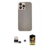 MARSİLYAN™- iPhone 14 Pro Max Kılıf Eksen Prime - Siyah Buffer Cam Ekran Koruyucu + Bilvis Titan Kamera Lens - SH