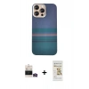 MARSİLYAN™- iPhone 14 Pro Max Kılıf Eksen Prime - Siyah Mat Seramik Nano Ekran Koruyucu + Bilvis Titan Kamera Lens - GD
