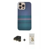 MARSİLYAN™- iPhone 14 Pro Max Kılıf Eksen Prime - Siyah Mat Seramik Nano Ekran Koruyucu + Raze Metal Kamera Lens - GD