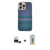 MARSİLYAN™- iPhone 14 Pro Max Kılıf Eksen Prime - Siyah Polymer Nano Ekran Koruyucu + Bilvis Titan Kamera Lens - SH