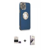 MARSİLYAN™- iPhone 14 Pro Max Kılıf İz Form Serisi - Siyah Bilvis 3D Mat Cam Ekran Koruyucu + Bilvis Titan Kamera Lens - GD