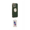 MARSİLYAN™- iPhone 14 Pro Max Kılıf İz Form Serisi - Siyah Joko 5D Cam