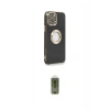 MARSİLYAN™- iPhone 14 Pro Max Kılıf İz Form Serisi - Siyah Joko Magic 5D Hayalet Cam