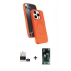 MARSİLYAN™- iPhone 14 Pro Max Kılıf İz Işık Koleksiyonu - Şeffaf 360 Full Body Arka Koruyucu + Bilvis Titan Kamera Lens - GS