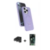 MARSİLYAN™- iPhone 14 Pro Max Kılıf İz Işık Koleksiyonu - Şeffaf 360 Full Body Arka Koruyucu + Raze Metal Kamera Lens - GS