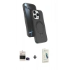 MARSİLYAN™- iPhone 14 Pro Max Kılıf İz Işık Koleksiyonu - Şeffaf Pasifik Cam Ekran Koruyucu + Bilvis Titan Kamera Lens - SH