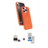 MARSİLYAN™- iPhone 14 Pro Max Kılıf İz Işık Koleksiyonu - Şeffaf Royal Nano Ekran Koruyucu + Bilvis Titan Kamera Lens - GD