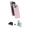 MARSİLYAN™- iPhone 14 Pro Max Kılıf İz Işık Koleksiyonu - Şeffaf Royal Nano Ekran Koruyucu + Raze Metal Kamera Lens - GD