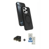 MARSİLYAN™- iPhone 14 Pro Max Kılıf İz Işık Koleksiyonu - Şeffaf Royal Nano Ekran Koruyucu + Raze Metal Kamera Lens - GD