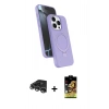 MARSİLYAN™- iPhone 14 Pro Max Kılıf İz Işık Koleksiyonu - Siyah Buffer Cam Ekran Koruyucu + Raze Metal Kamera Lens - GS