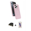 MARSİLYAN™- iPhone 14 Pro Max Kılıf İz Işık Koleksiyonu - Siyah Joko 5D Cam + Raze Metal Kamera Lens - GD