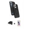 MARSİLYAN™- iPhone 14 Pro Max Kılıf İz Işık Koleksiyonu - Siyah Joko 5D Cam + Raze Metal Kamera Lens - GS