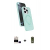 MARSİLYAN™- iPhone 14 Pro Max Kılıf İz Işık Koleksiyonu - Siyah Joko Magic 5D Hayalet Cam + Derin Mor Bilvis Titan Kamera Lens