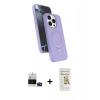 MARSİLYAN™- iPhone 14 Pro Max Kılıf İz Işık Koleksiyonu - Siyah Mat Seramik Nano Ekran Koruyucu + Bilvis Titan Kamera Lens - DNMR