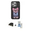 MARSİLYAN™- iPhone 14 Pro Max Kılıf İz Minimal Koleksiyonu - Şeffaf Royal Nano Ekran Koruyucu + Raze Metal Kamera Lens - GD