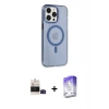 MARSİLYAN™- iPhone 14 Pro Max Kılıf Kıvılcım Asil Özel Seri - Siyah Bilvis 5in1 3D Magic Cam Ekran Koruyucu + Bilvis Titan Kamera Lens - SH