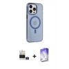 MARSİLYAN™- iPhone 14 Pro Max Kılıf Kıvılcım Asil Özel Seri - Siyah Bilvis 5in1 3D Magic Cam Ekran Koruyucu + Bilvis Titan Kamera Lens - GS