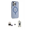 MARSİLYAN™- iPhone 14 Pro Max Kılıf Kıvılcım Asil Özel Seri - Siyah Bilvis Hayalet Cam Ekran Koruyucu + Bilvis Titan Kamera Lens - GD