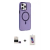 MARSİLYAN™- iPhone 14 Pro Max Kılıf Kıvılcım Asil Özel Seri - Siyah Joko 5D Cam + Bilvis Titan Kamera Lens - GD