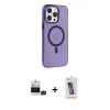MARSİLYAN™- iPhone 14 Pro Max Kılıf Kıvılcım Asil Özel Seri - Siyah Joko 5D Cam + Bilvis Titan Kamera Lens - DNMR