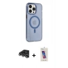MARSİLYAN™- iPhone 14 Pro Max Kılıf Kıvılcım Asil Özel Seri - Siyah Joko 5D Cam + Raze Metal Kamera Lens - GS