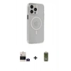 MARSİLYAN™- iPhone 14 Pro Max Kılıf Kıvılcım Asil Özel Seri - Siyah Joko Magic 5D Hayalet Cam + Bilvis Titan Kamera Lens - DNMR