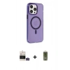 MARSİLYAN™- iPhone 14 Pro Max Kılıf Kıvılcım Asil Özel Seri - Siyah Joko Magic 5D Hayalet Cam + Bilvis Titan Kamera Lens - GS