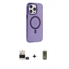 MARSİLYAN™- iPhone 14 Pro Max Kılıf Kıvılcım Asil Özel Seri - Siyah Joko Magic 5D Hayalet Cam + Bilvis Titan Kamera Lens - DNMR