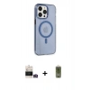 MARSİLYAN™- iPhone 14 Pro Max Kılıf Kıvılcım Asil Özel Seri - Siyah Joko Magic 5D Hayalet Cam + Bilvis Titan Kamera Lens - GD