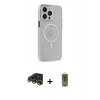 MARSİLYAN™- iPhone 14 Pro Max Kılıf Kıvılcım Asil Özel Seri - Siyah Joko Magic 5D Hayalet Cam + Raze Metal Kamera Lens - GD