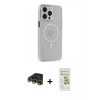 MARSİLYAN™- iPhone 14 Pro Max Kılıf Kıvılcım Asil Özel Seri - Siyah Mat Seramik Nano Ekran Koruyucu + Raze Metal Kamera Lens - GD