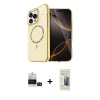 MARSİLYAN™- iPhone 14 Pro Max Kılıf Kıvılcım Form Prime - Siyah 6D Mat Seramik Hayalet Nano Ekran Koruyucu + Bilvis Titan Kamera Lens - SH