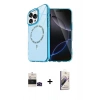 MARSİLYAN™- iPhone 14 Pro Max Kılıf Kıvılcım Form Prime - Siyah Bilvis 3D Mat Cam Ekran Koruyucu + Bilvis Titan Kamera Lens - SH