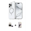 MARSİLYAN™- iPhone 14 Pro Max Kılıf Kıvılcım Form Prime - Siyah Bilvis 3D Mat Cam Ekran Koruyucu + Bilvis Titan Kamera Lens - GD