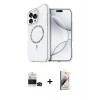 MARSİLYAN™- iPhone 14 Pro Max Kılıf Kıvılcım Form Prime - Siyah Bilvis 3D Mat Cam Ekran Koruyucu + Bilvis Titan Kamera Lens - SH
