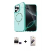MARSİLYAN™- iPhone 14 Pro Max Kılıf Kıvılcım Form Prime - Siyah Bilvis 3D Mat Cam Ekran Koruyucu + Bilvis Titan Kamera Lens - DNMR