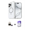 MARSİLYAN™- iPhone 14 Pro Max Kılıf Kıvılcım Form Prime - Siyah Bilvis 5in1 3D Magic Cam Ekran Koruyucu + Bilvis Titan Kamera Lens - GD