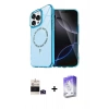 MARSİLYAN™- iPhone 14 Pro Max Kılıf Kıvılcım Form Prime - Siyah Bilvis 5in1 3D Magic Cam Ekran Koruyucu + Bilvis Titan Kamera Lens - DNMR