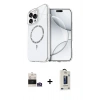MARSİLYAN™- iPhone 14 Pro Max Kılıf Kıvılcım Form Prime - Siyah Bilvis Hayalet Cam Ekran Koruyucu + Bilvis Titan Kamera Lens - GS