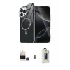MARSİLYAN™- iPhone 14 Pro Max Kılıf Kıvılcım Form Prime - Siyah Bilvis Hayalet Cam Ekran Koruyucu + Bilvis Titan Kamera Lens - GD