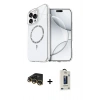 MARSİLYAN™- iPhone 14 Pro Max Kılıf Kıvılcım Form Prime - Siyah Bilvis Hayalet Cam Ekran Koruyucu + Raze Metal Kamera Lens - GD