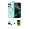 MARSİLYAN™- iPhone 14 Pro Max Kılıf Kıvılcım Form Prime - Siyah Buffer Cam Ekran Koruyucu + Bilvis Titan Kamera Lens - GS