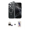 MARSİLYAN™- iPhone 14 Pro Max Kılıf Kıvılcım Form Prime - Siyah Joko 5D Cam + Bilvis Titan Kamera Lens - GS