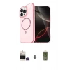 MARSİLYAN™- iPhone 14 Pro Max Kılıf Kıvılcım Form Prime - Siyah Joko Magic 5D Hayalet Cam + Bilvis Titan Kamera Lens - DNMR