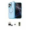MARSİLYAN™- iPhone 14 Pro Max Kılıf Kıvılcım Form Prime - Siyah Joko Magic 5D Hayalet Cam + Bilvis Titan Kamera Lens - DNMR
