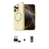 MARSİLYAN™- iPhone 14 Pro Max Kılıf Kıvılcım Form Prime - Siyah Joko Magic 5D Hayalet Cam + Bilvis Titan Kamera Lens - DNMR
