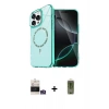 MARSİLYAN™- iPhone 14 Pro Max Kılıf Kıvılcım Form Prime - Siyah Joko Magic 5D Hayalet Cam + Gümüş Bilvis Titan Kamera Lens