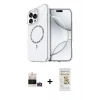 MARSİLYAN™- iPhone 14 Pro Max Kılıf Kıvılcım Form Prime - Siyah Mat Seramik Nano Ekran Koruyucu + Bilvis Titan Kamera Lens - GD